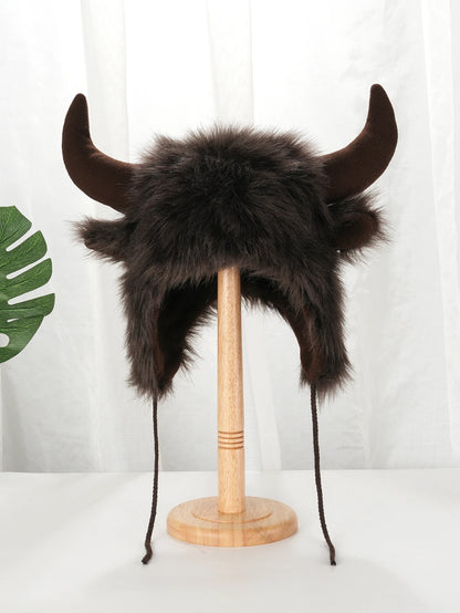 Highland Cow Trapper Hat