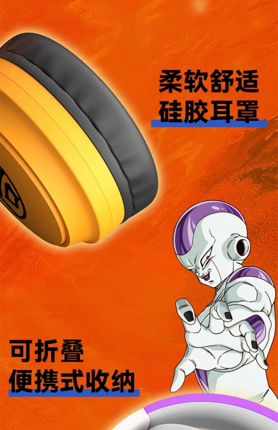 Super Saiyan Anime Headphones