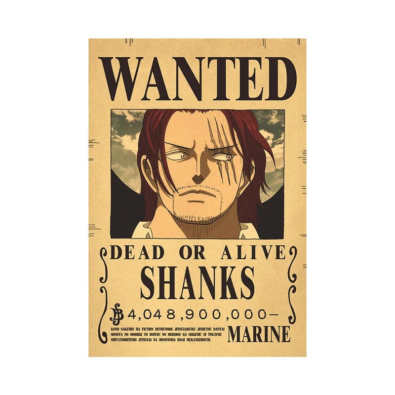 Classic Shanks Wanted Poster