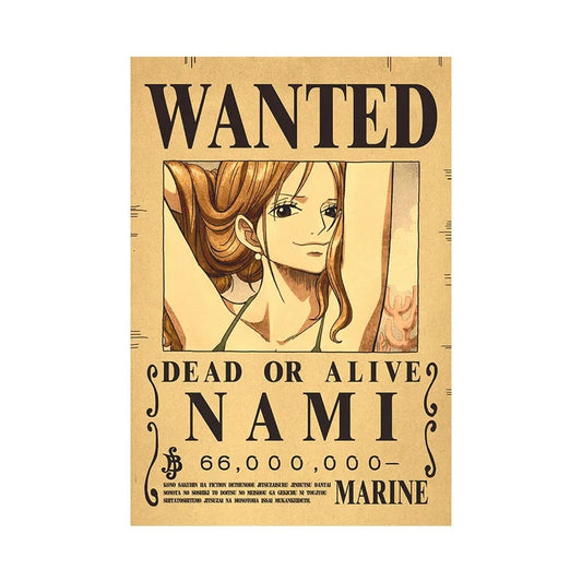 Classic Nami Wanted Poster