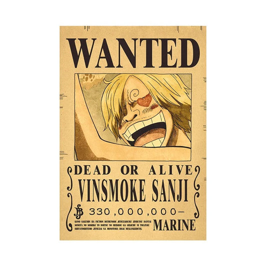 Classic Sanji Wanted Poster