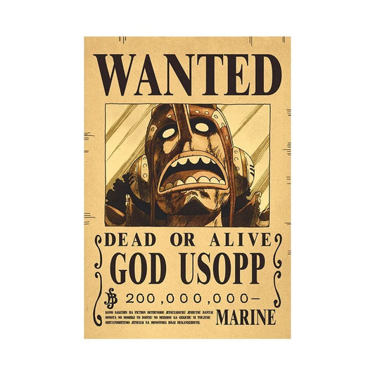 Classic Usopp Wanted Poster