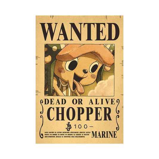 Classic Chopper Wanted Poster