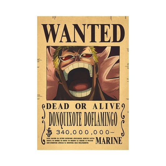 Classic Doflamingo Wanted Poster