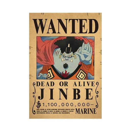 Classic Jinbe Wanted Poster