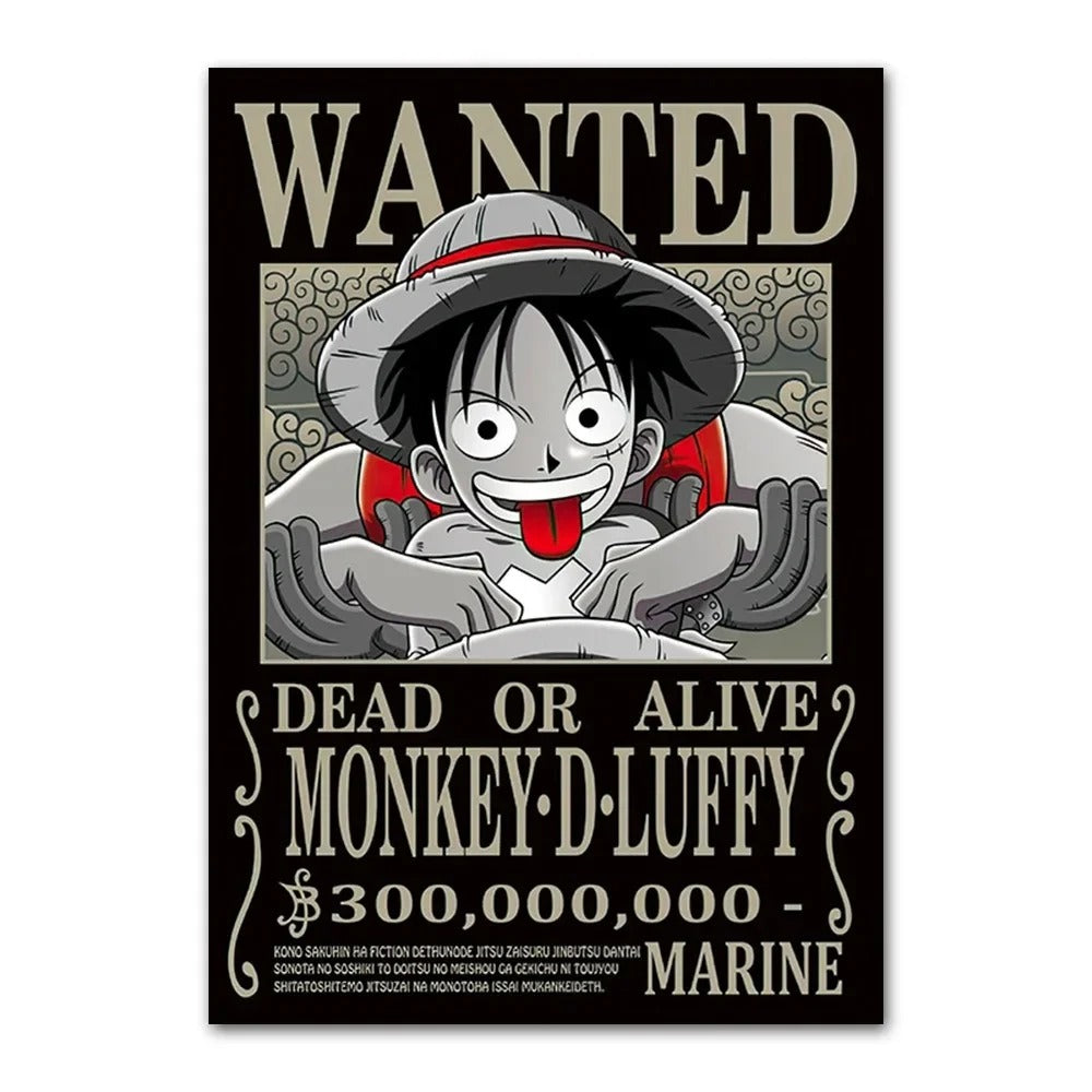 New HD Luffy Wanted Poster