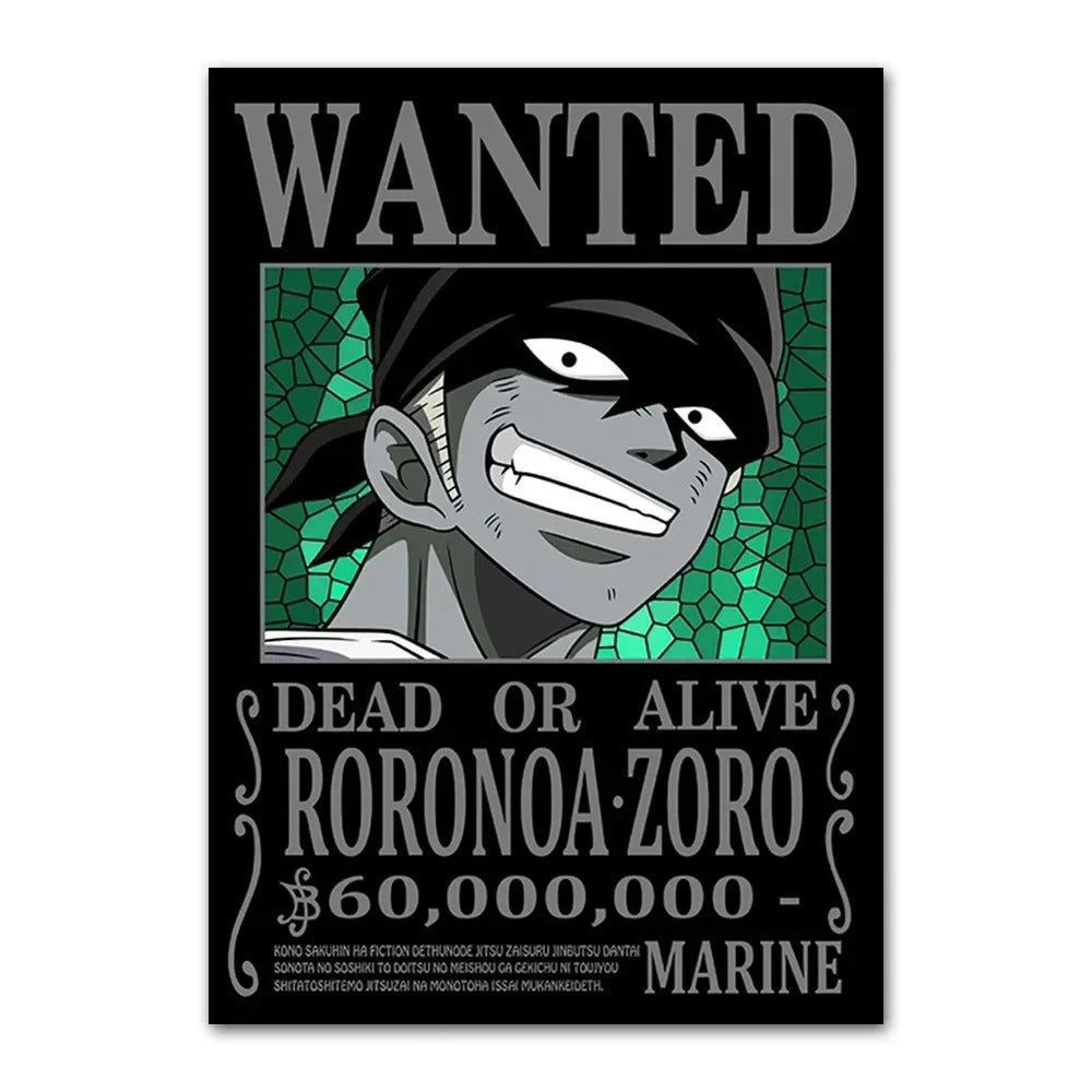 New HD Roronoa Wanted Poster