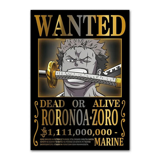 New HD Zoro Wanted Poster