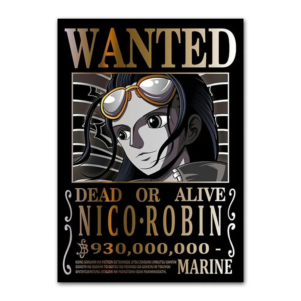 New HD Nico Robin Wanted Poster