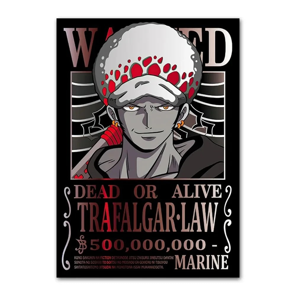 New HD Trafalgar Law Wanted Poster