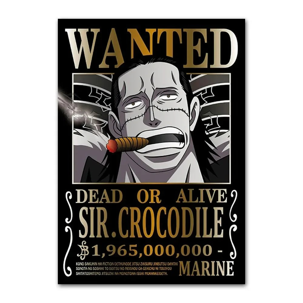 New HD Sir Crocodile Wanted Poster