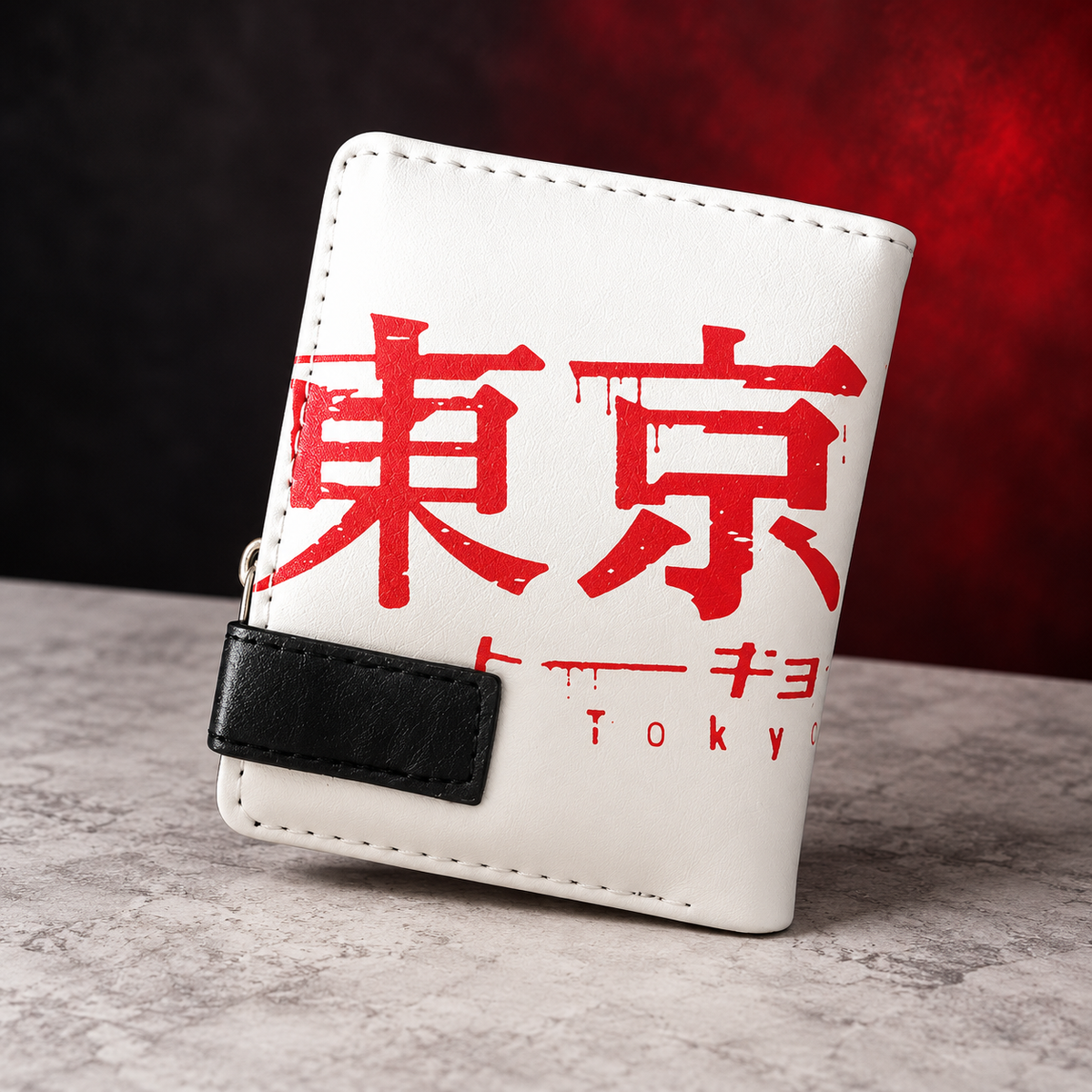 Kaneki Anime Wallet reverse with red Tokyo Ghoul lettering