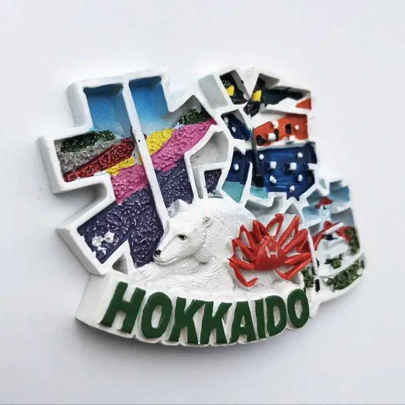 Hokkaido City Fridge Magnet