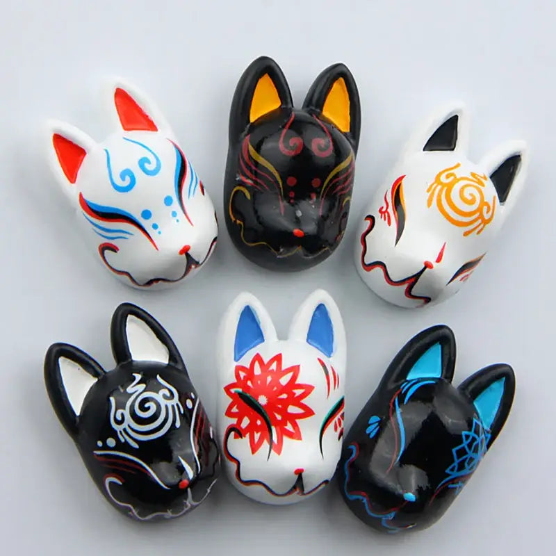 Japanese Kitsune Fox Fridge Magnet