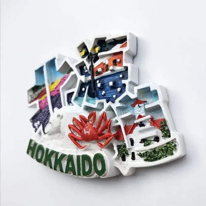 Hokkaido City Fridge Magnet