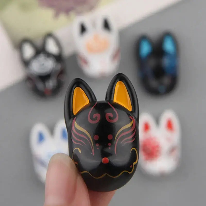 Japanese Kitsune Fox Fridge Magnet