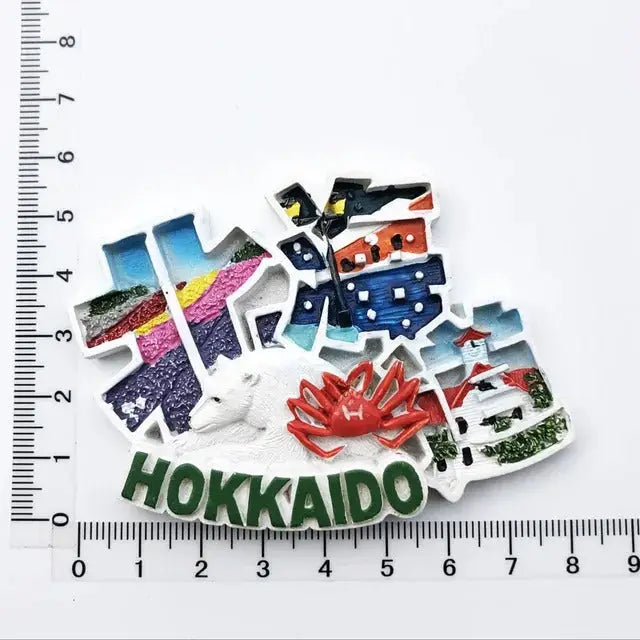 Hokkaido City Fridge Magnet