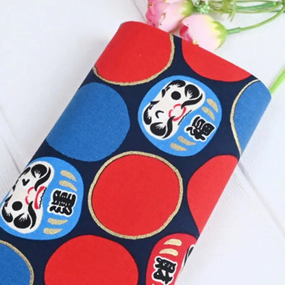 Blue Daruma Furoshiki