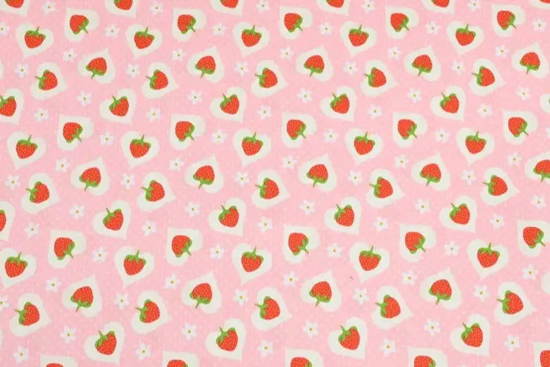 Kawaii Strawberry Pink Furoshiki