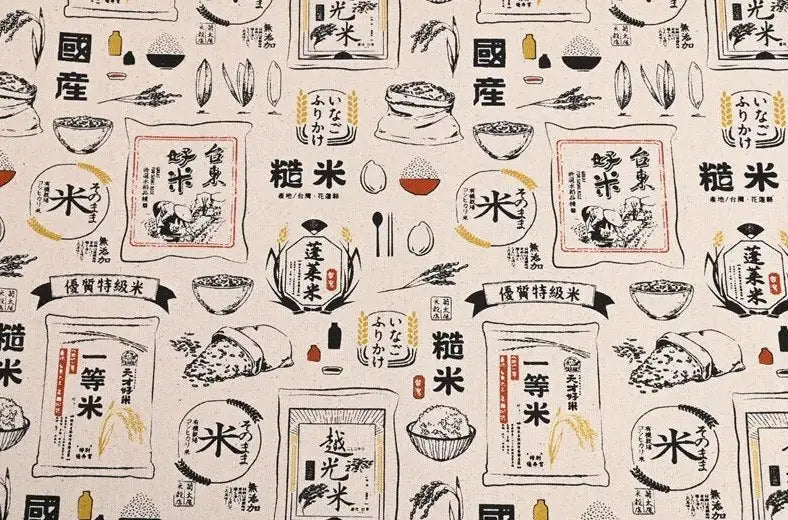 Furoshiki da forno giapponese vintage bianco