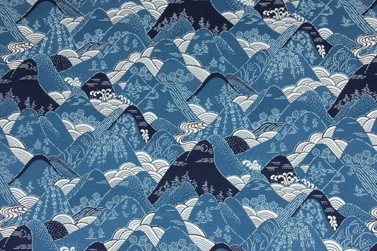 Montañas Azules Furoshiki