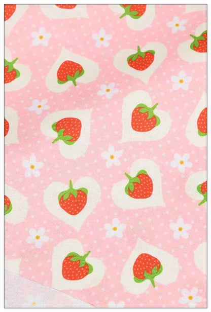 Kawaii Strawberry Pink Furoshiki