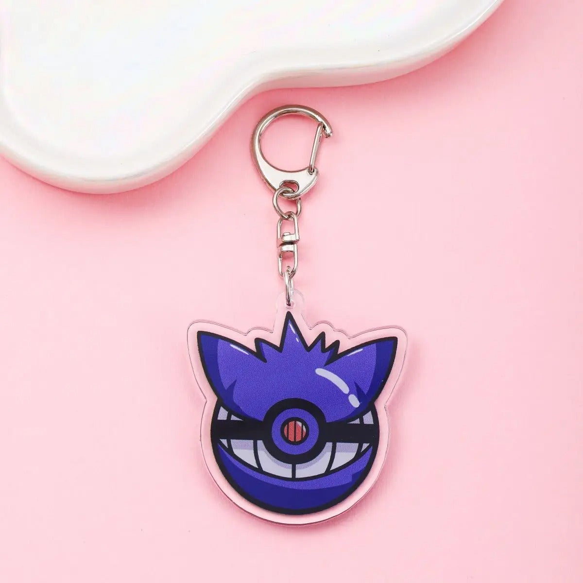 Gengar Pokeball Keychain