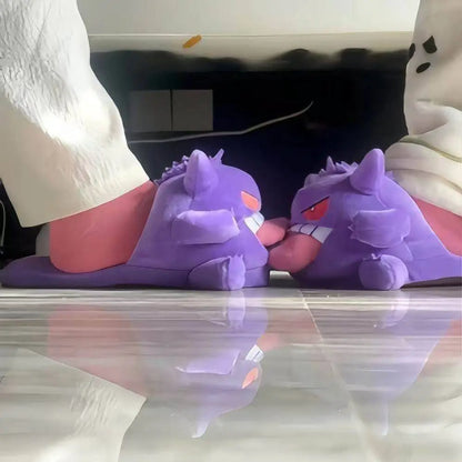 Gengar Tongue Plush Slippers