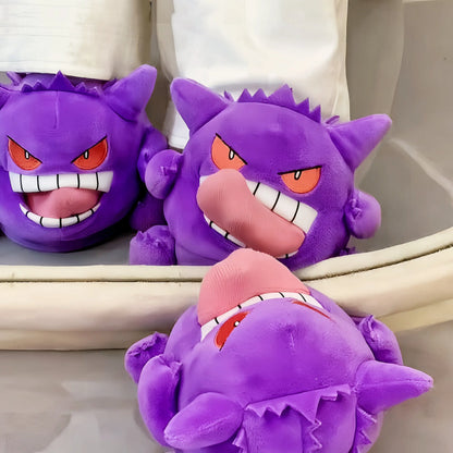 Gengar Tongue Plush Slippers