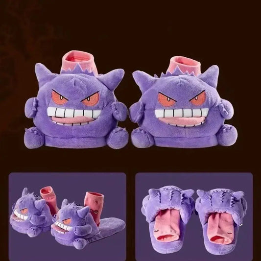 Gengar Tongue Plush Slippers
