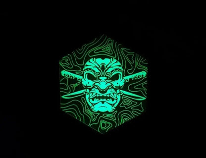 Glow in the Dark Samurai Patch