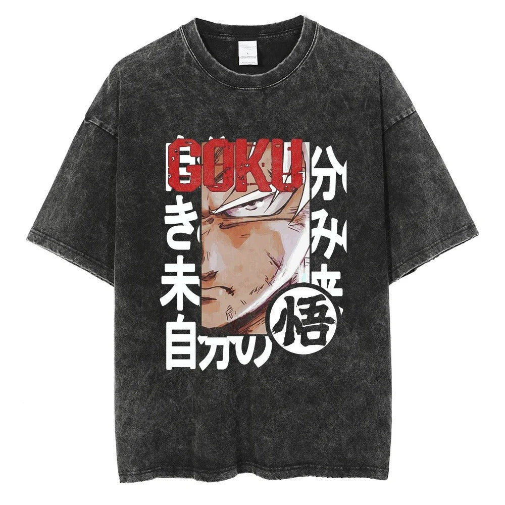 Goku Kanji Vintage Anime Shirt