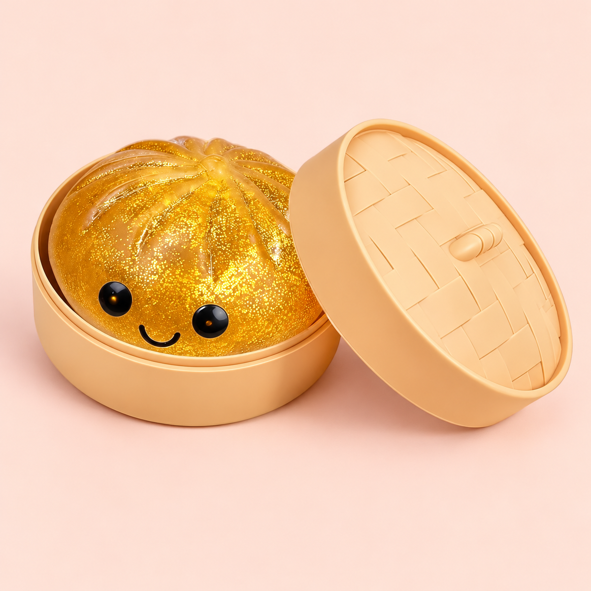 Gold Glitter Dumpling Squishy, additional product view 1