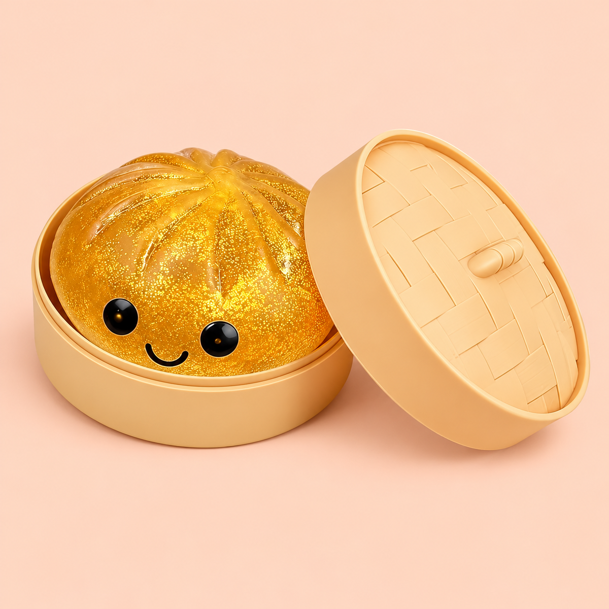 Gold Glitter Dumpling Squishy, additional product view 2