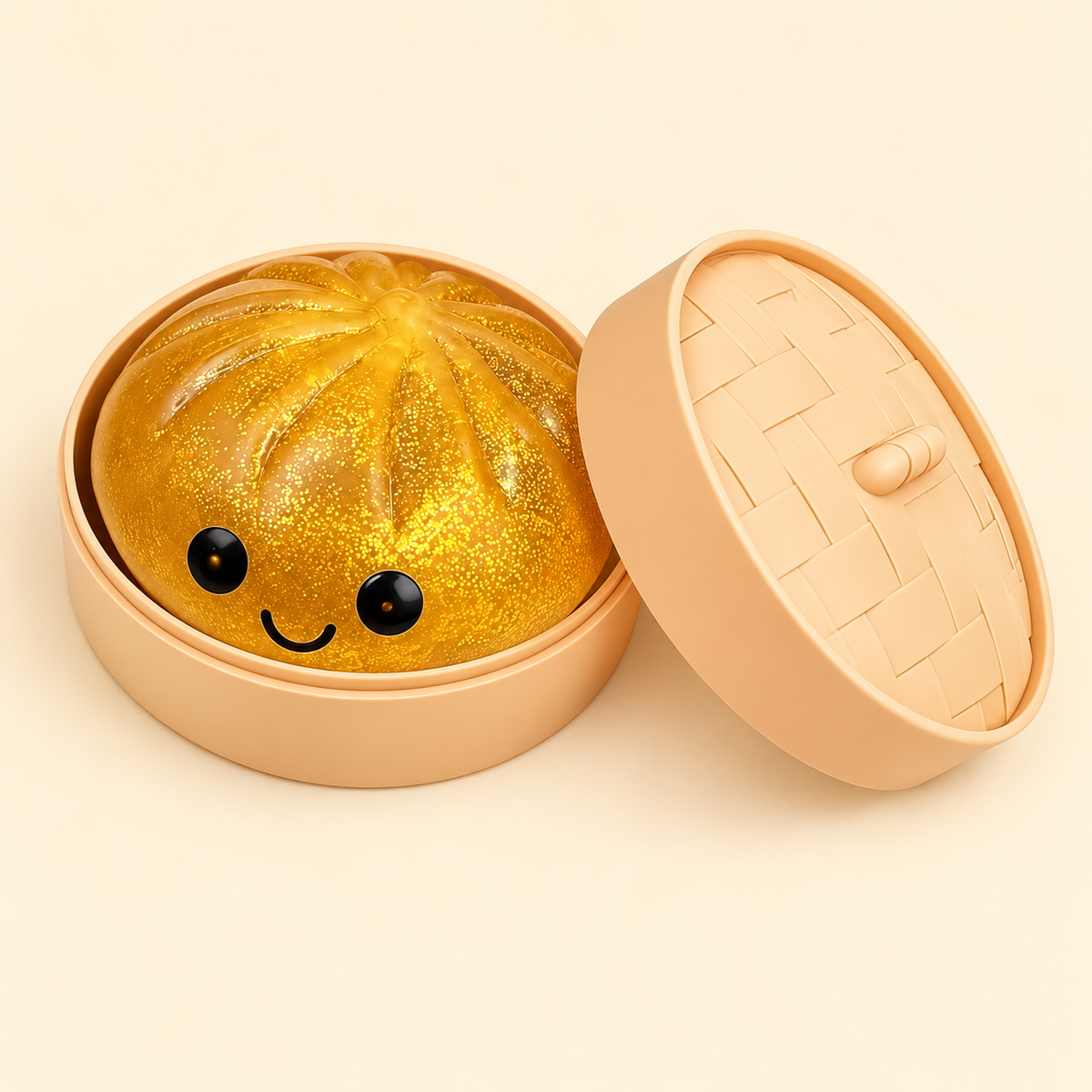 Gold Glitter Dumpling Squishy, additional product view 4
