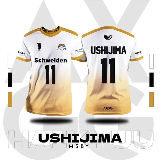 ハイキューユニフォームアドラーズADLERS Haikyuu Schweiden Adlers Sports Jersey, Wakatoshi Ushijima