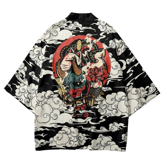 Oni Demon Clouds Haori