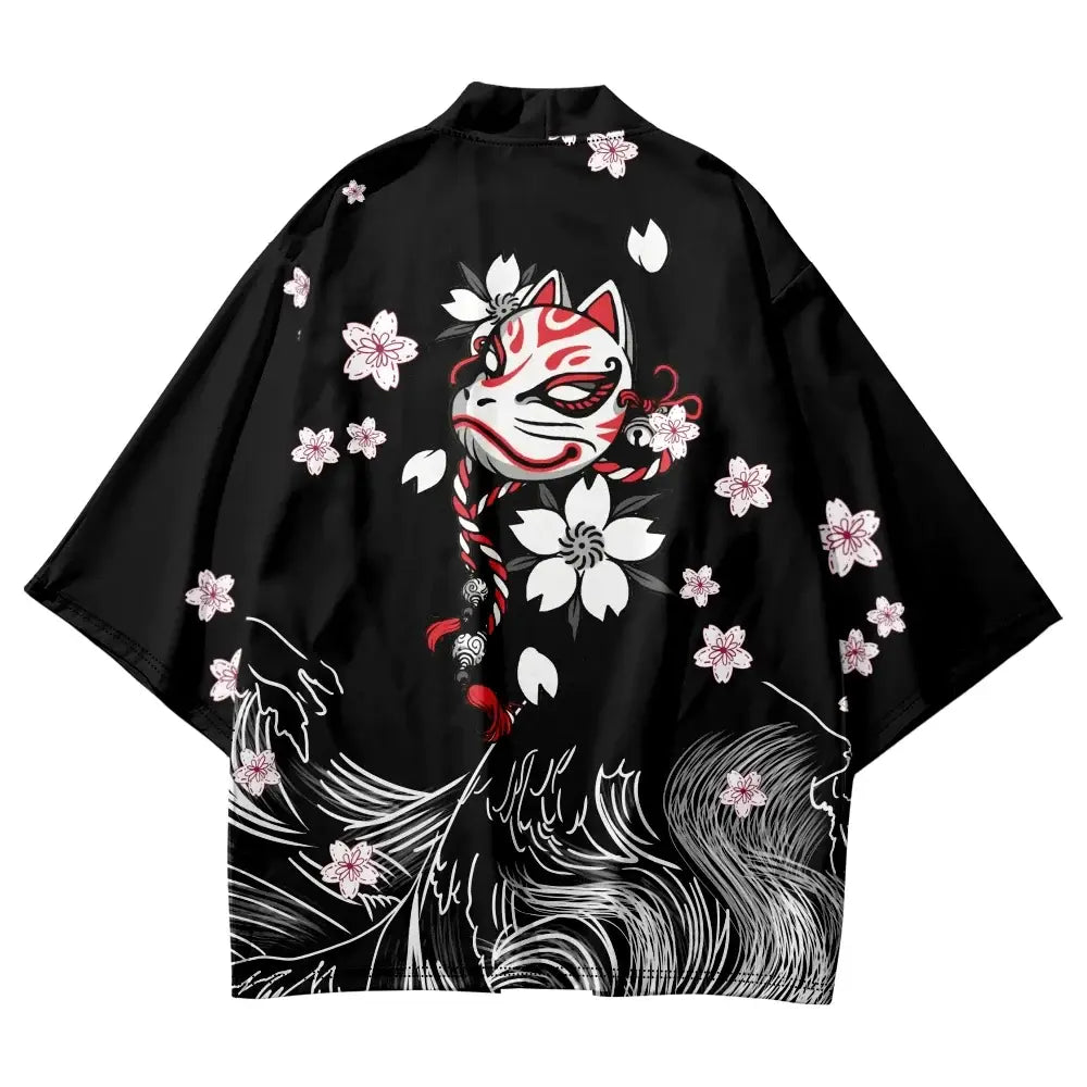 Haori en fleurs de Kitsune