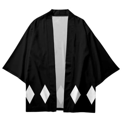 White Diamonds Black Haori