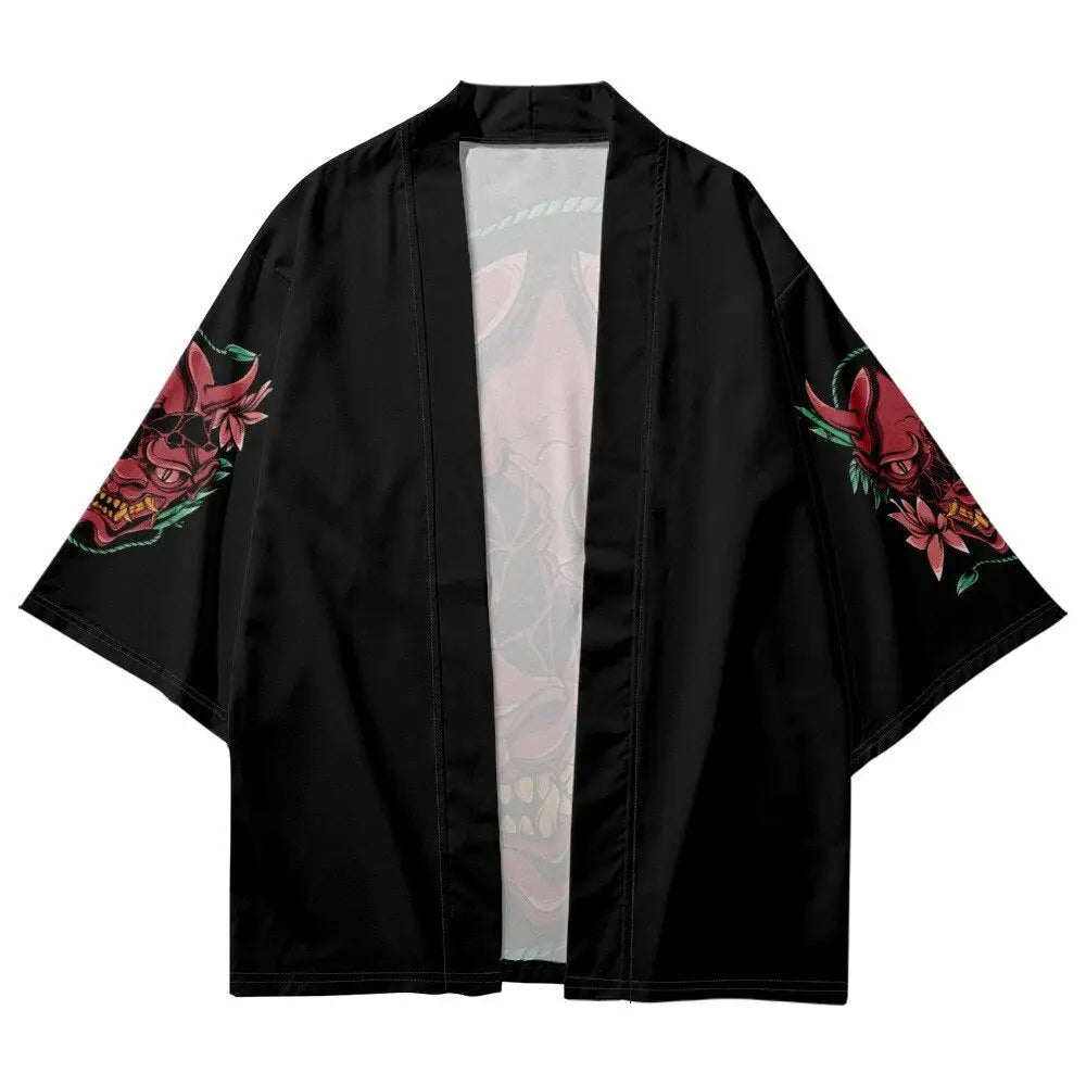 Hannya Démon Split Face Haori