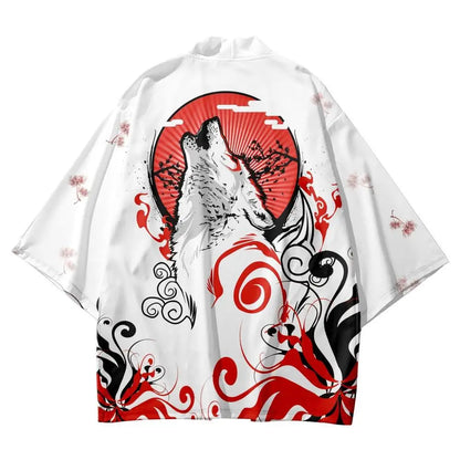 Japanese Mythical Wolf Haori