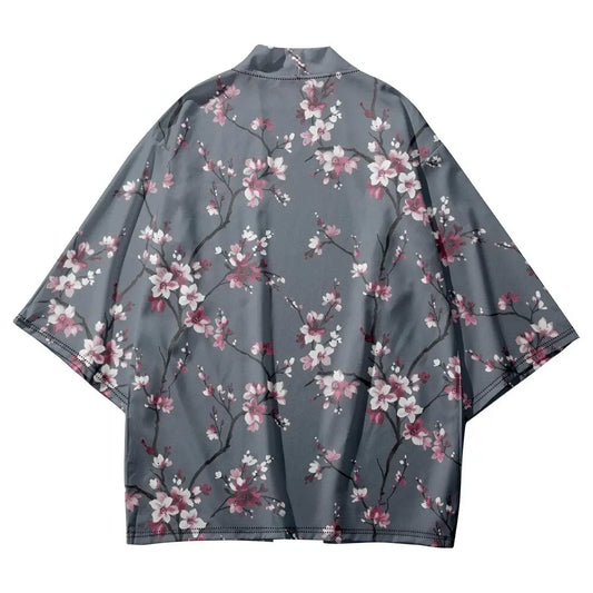 Sakura Tree Grey Haori