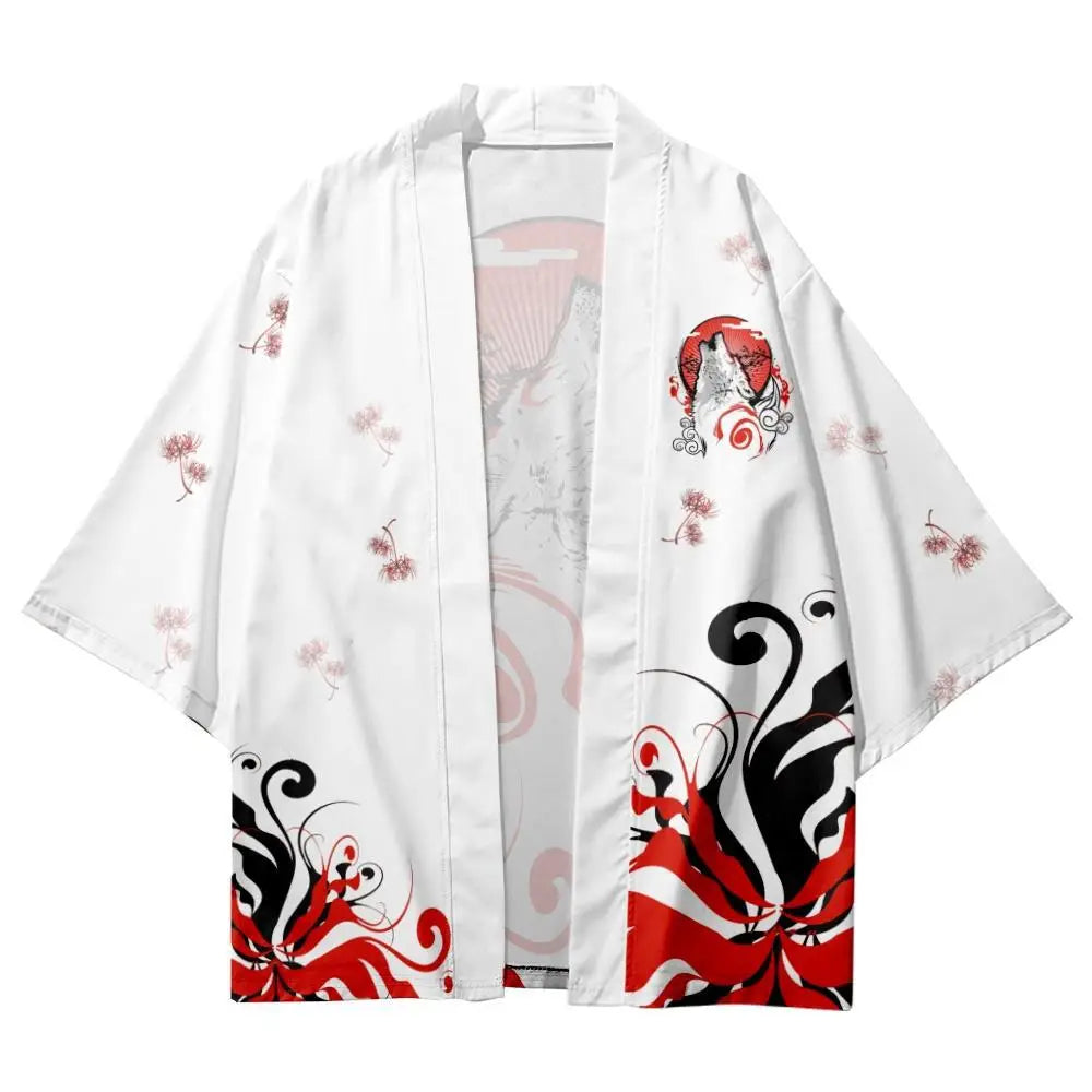 Japanese Mythical Wolf Haori