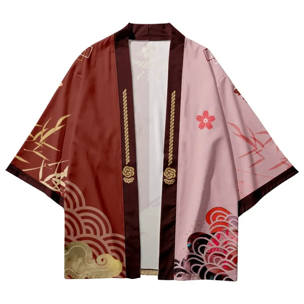 Rosa Borgoña Sakura Haori