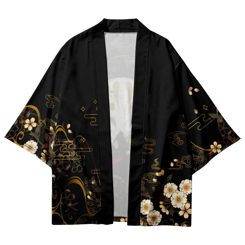 Maschera di volpe dorata Haori