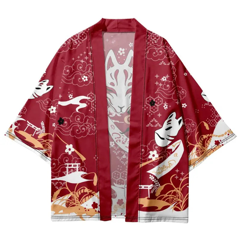 Kitsune Fox Red Haori