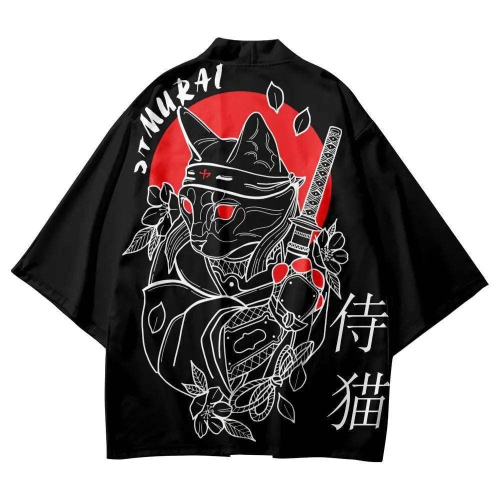 Neko Samouraï Haori