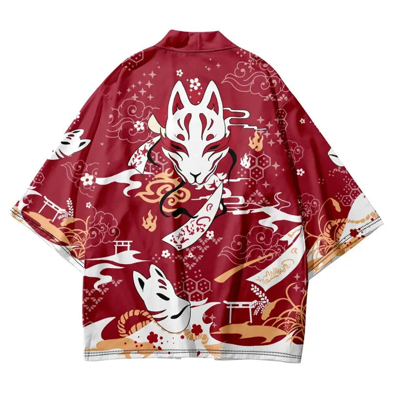 Kitsune Fox Red Haori