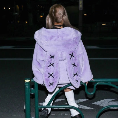 Purple Bunny Ear Harajuku Jacket