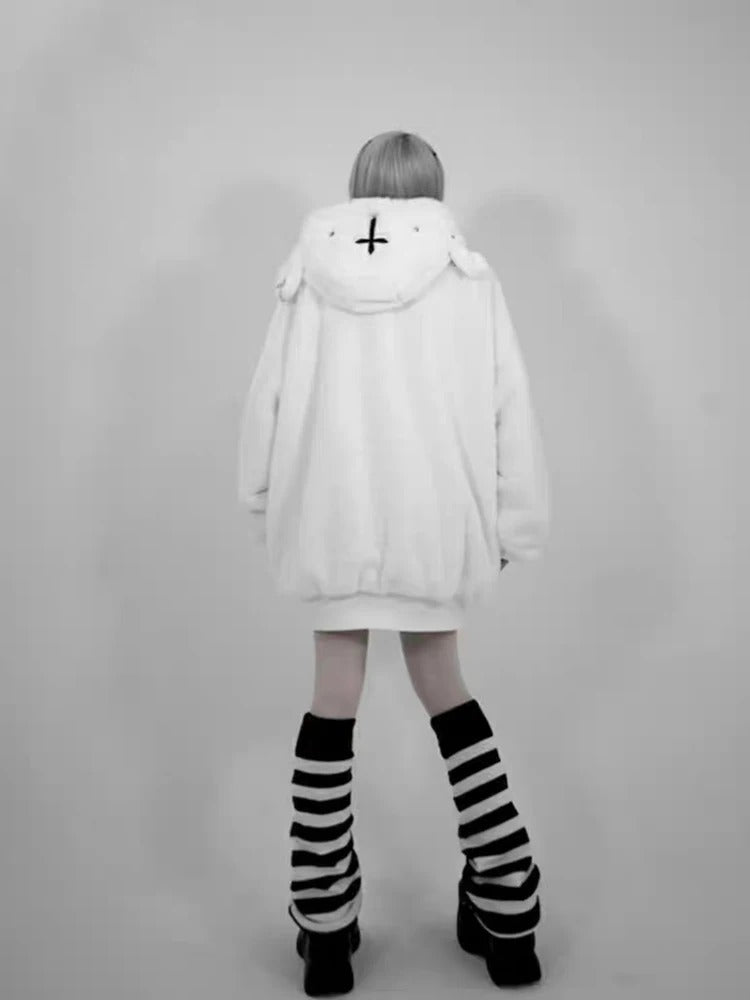 White Bear Cross Harajuku Jacket